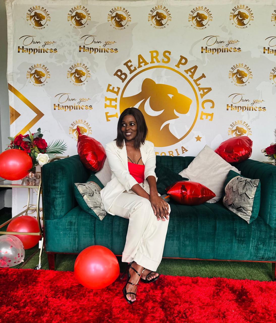 Peaches at a Pretoria event